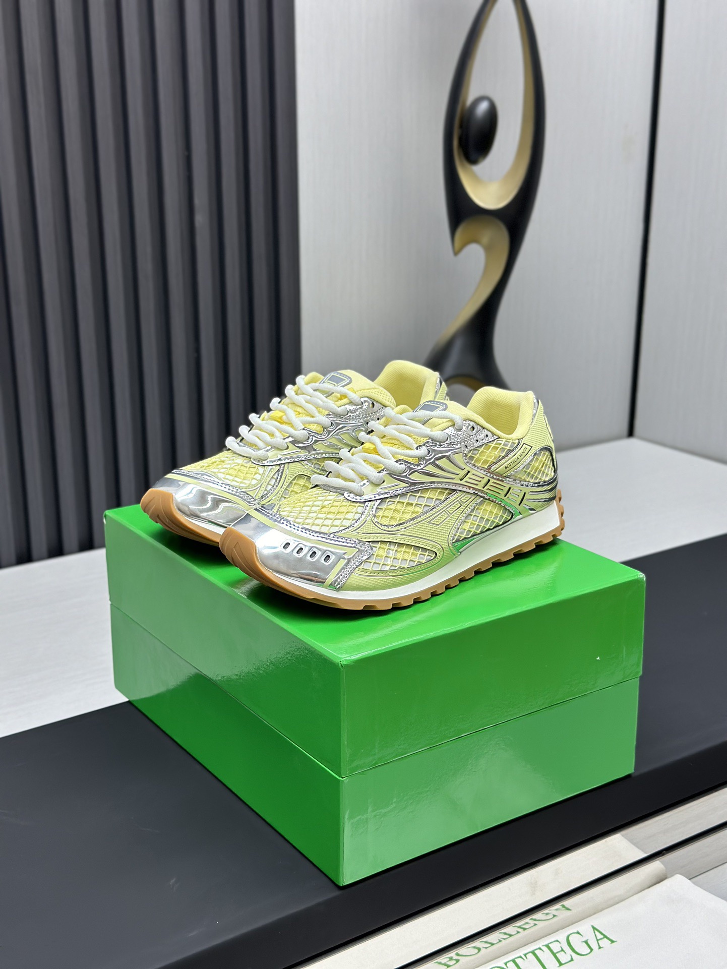 Bottega Veneta Orbit Sneaker Yellow