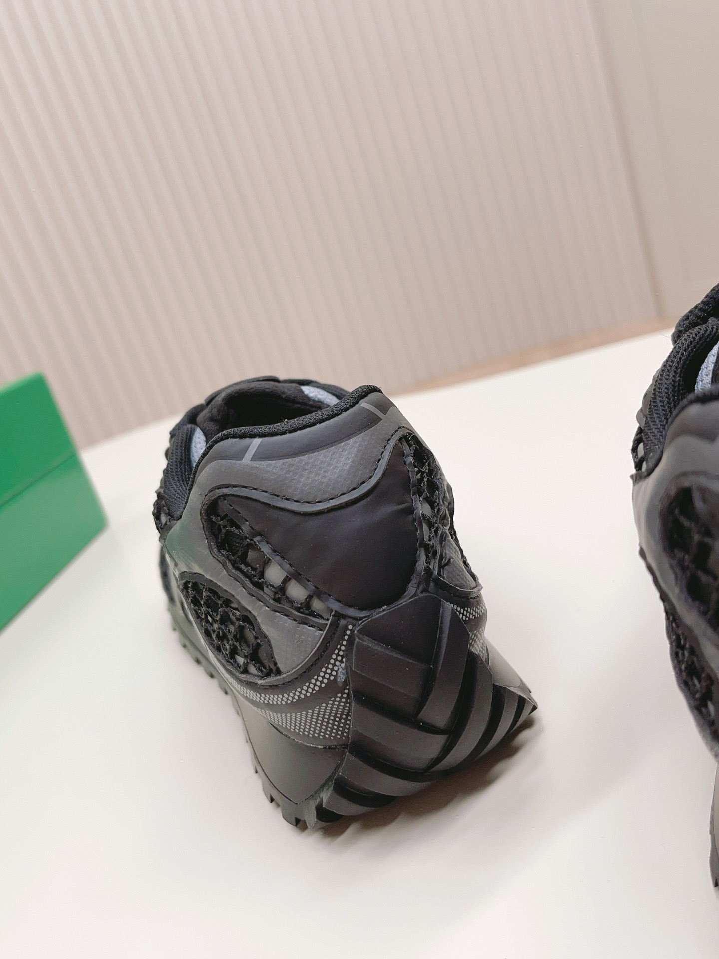 Bottega Veneta Orbit Sneaker Metallic Black